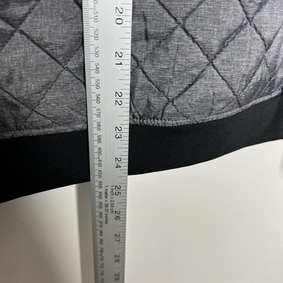 Straight Down Jacket Womens Small Golf Full Zip Stretch Quilted Gray Logo - Picture 12 of 13